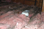 poor installed fiberglass insulation