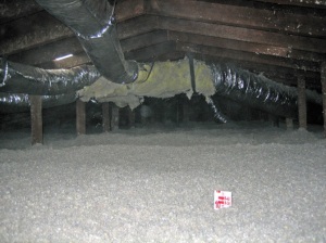 Added Insulation to Sub-par Insulated Attic